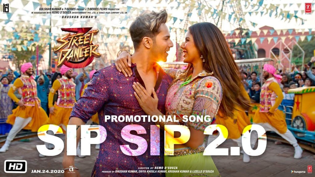 Sip Sip 2.0 Lyrics - Street Dancer 3D