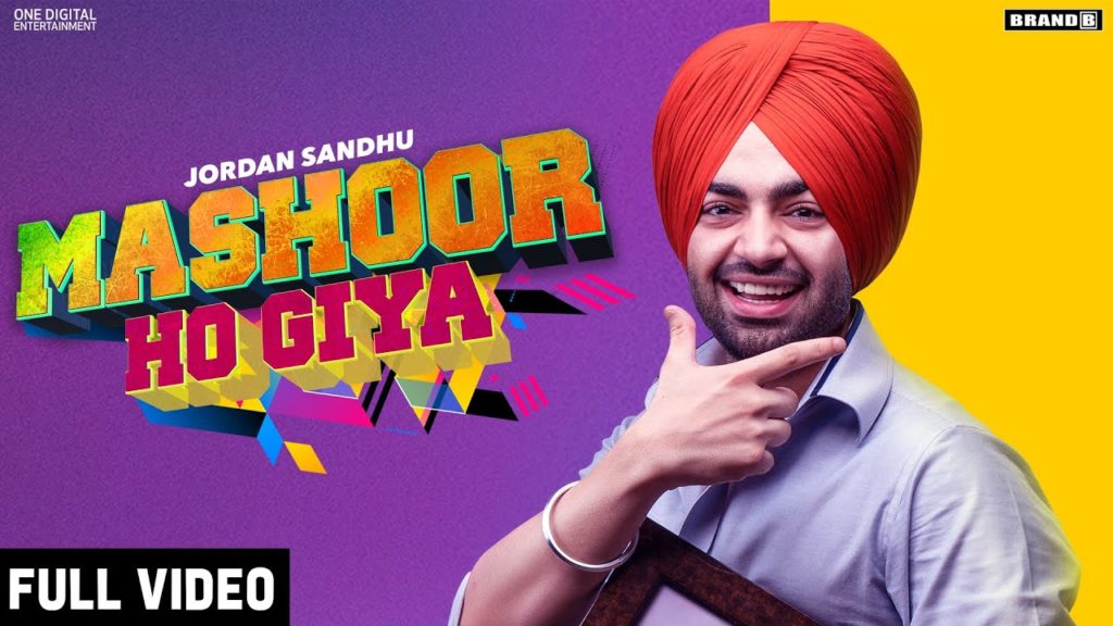 MASHOOR HO GIYA Lyrics - Jordan Sandhu MASHOOR HO GIYA Lyrics - Jordan Sandhu