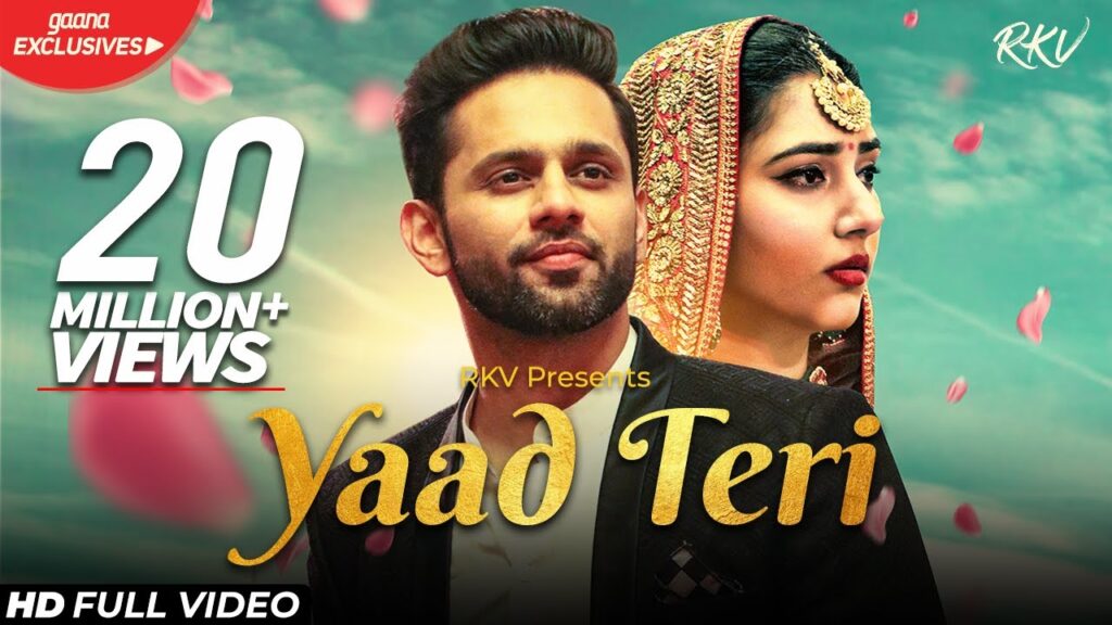 Yaad Teri Lyrics - Rahul Vaidya