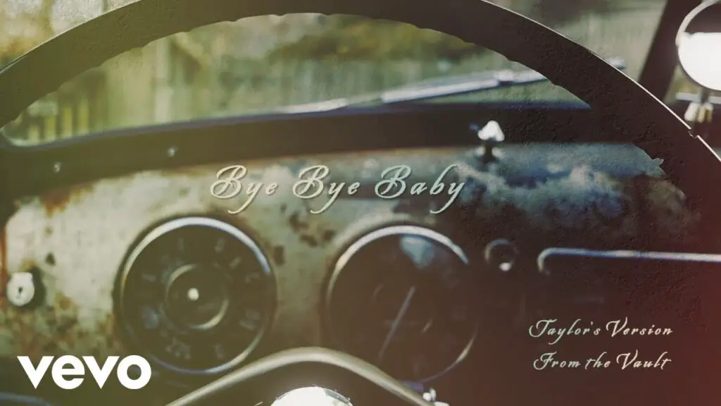 Bye Bye Baby Lyrics - Taylor Swift