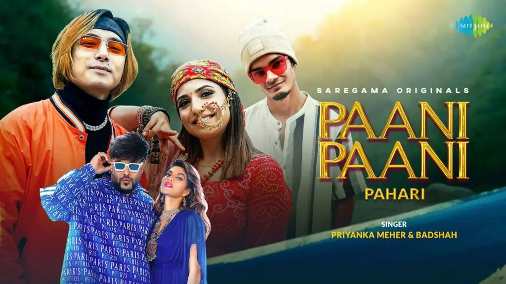 Paani Paani - Pahari Version Lyrics - Priyanka Meher