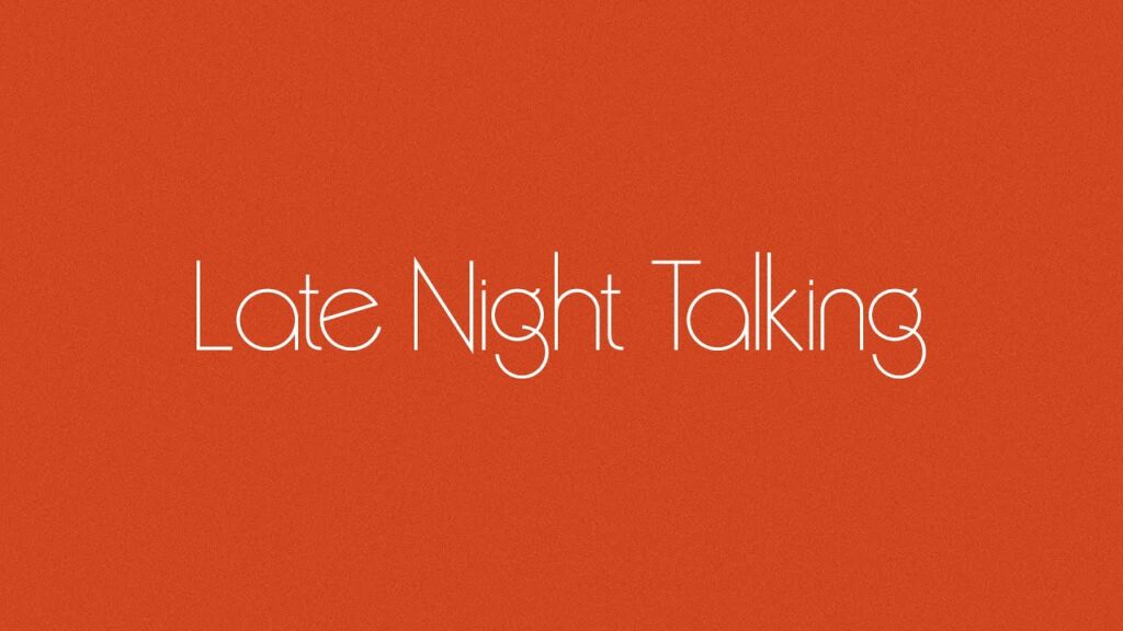 Late Night Talking Lyrics - Harry Styles