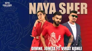NAYA SHER LYRICS - DIVINE | VIRAT KOHLI