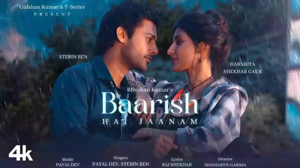 Baarish Hai Jaanam Lyrics - Stebin Ben